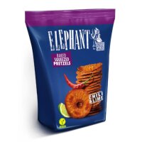Elephant Squeezed Pretzels Chili & Lime 160g