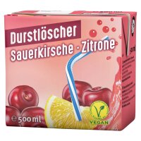Durstl&ouml;scher Sauerkirsche-Zitrone 500ml